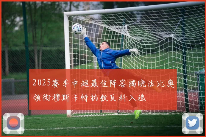 2025赛季中超最佳阵容揭晓法比奥领衔穆斯卡特执教瓦科入选